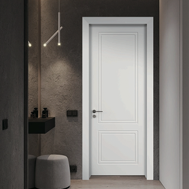 Porta pintada WPC premium para quarto